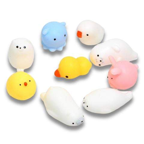 Mochi Mini Squad 8-Pack - kawaii animal mochi squishies assorted set